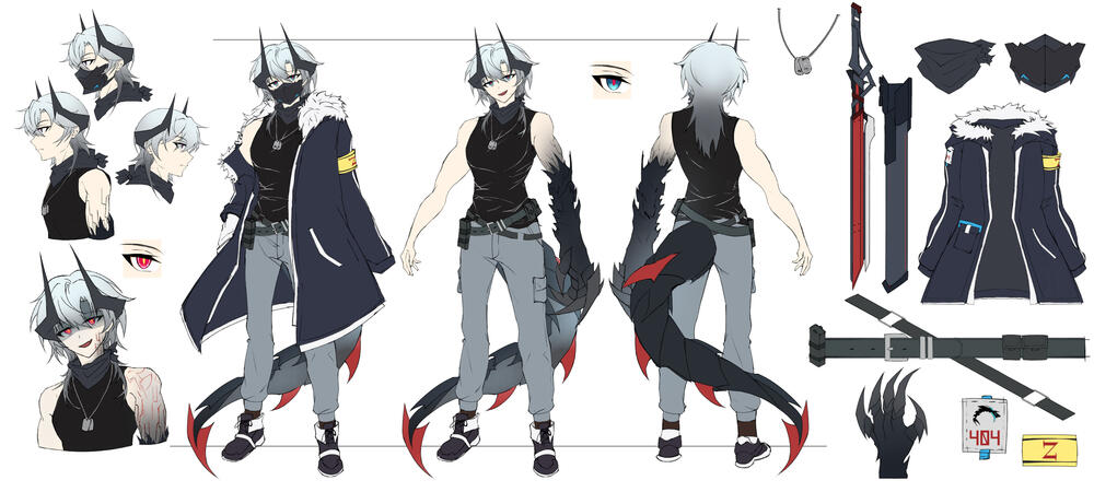 My VTuber Ref Sheet 2024